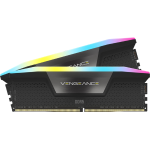 CORSAIR RAM VENGEANCE RGB DDR5 16GB 2 x 8GB DDR5 5200 CL40-40-40-77 1.25V INTEL XMP - BLACK