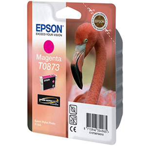 EPSON SUPPLIES Cartuccia inchiostro a pigmenti magenta EPSON UltraChrome Hi-Gloss2 in confezione blister RS. Compatibile: STYLUS PHOTO R1900