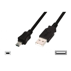 DIGITUS CAVO USB 2.0 MINI B 5 POLI MT.1,80