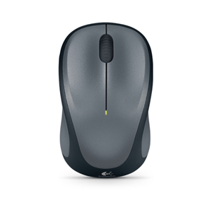 Logitech wireless mouse M235 Colore Grigio scuro - Tecnologia senza fili avanzata a 2,4 GHz - Durata batteria 1 anno - Ricevitore Nano "plug and forget".